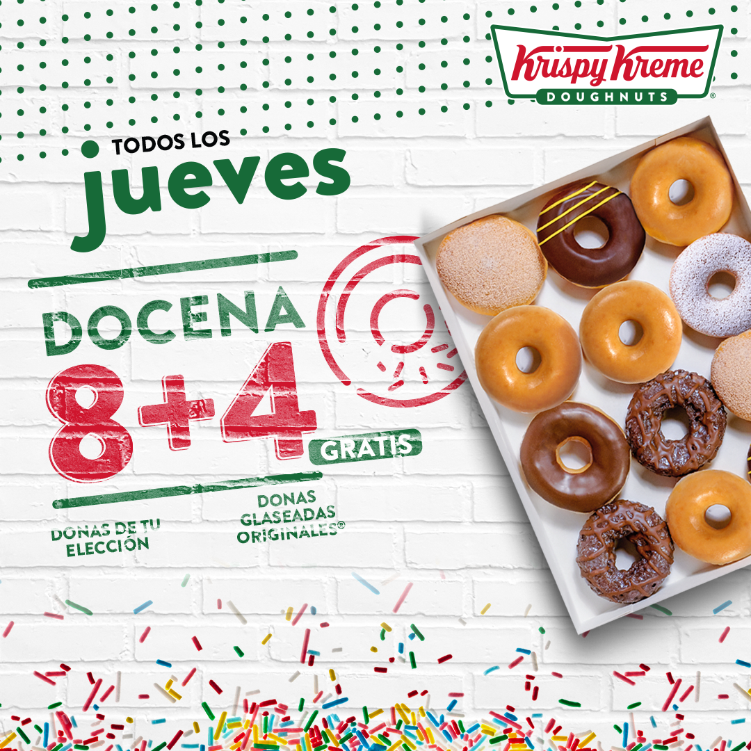 Los Jueves Son De Docena 8 4 En Krispy Kreme Krispy Kreme