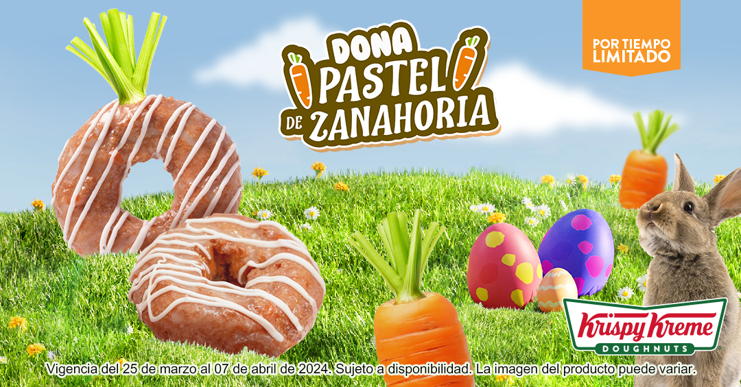 ¡DESPIDE LAS VACACIONES CON LA DONA PASTEL DE ZANAHORIA! – Krispy Kreme