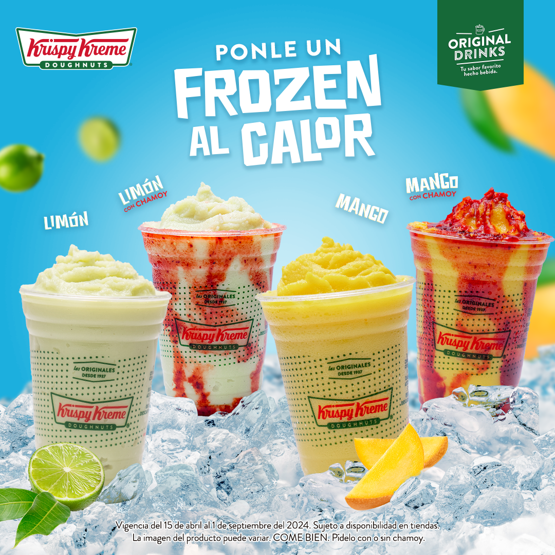 FROZENS FRUTALES + DONAS = FRESCURA PARA TUS SENTIDOS – Krispy Kreme